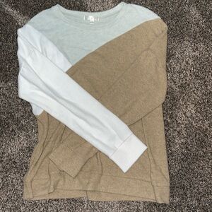 Colorblock sweater